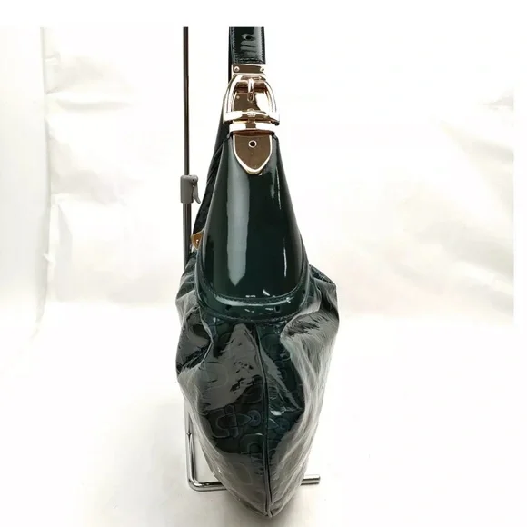 Gucci Dark Green Patent Leather Hobo Bag - Picture 3 of 9